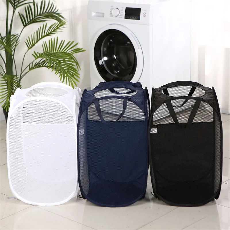 

Folding Laundry Basket with Handle, Clothes Toy Storage Basket, Breathable Household Laundry Hamper, Sundries Organ