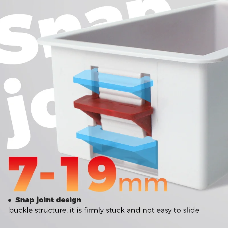 Plastic Gypsum Board Drywall Box Electrical Socket And Switch Mounting 35 / 45mm Depth