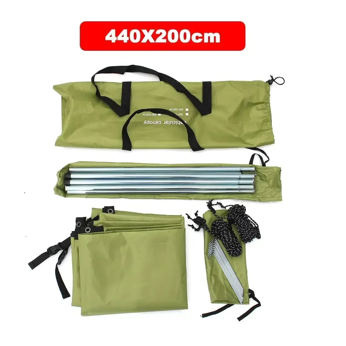 Car Side Awning Portable Car Shelter Shade Camping Side Car Roof Top Tent Anti-UV Sunshade Waterproof Awning Parasol Rain Canopy for Suv Jeep camping tent,camping canopy,car side awning