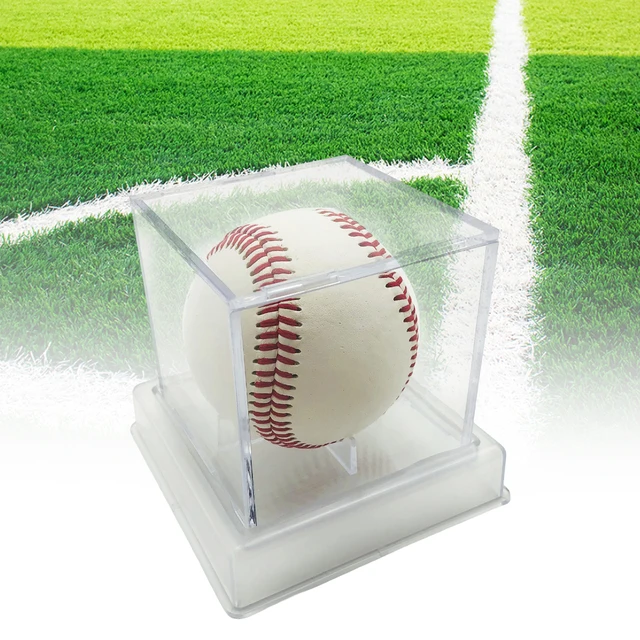 Support de petites balles en acrylique transparent, multi-usages,  présentoir de Baseball, support de stockage de balles de sport, support  antidérapant, 2 pièces