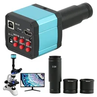 4K 2K 48MP 1080P 55MP HDMI USB Electronic Eyepiece Video Microscope Camera Mounting Size 23.2mm With Ring Adapters 30mm 30.5mm 1