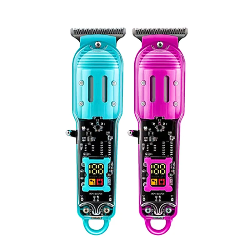 WAIKIL professional men's electric hair clipper oil head carving machine trimmer USB charging cordless Barber styling tool 5