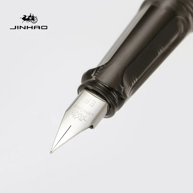 JINHAO 58 나무 만년필 고품질 색상 학생 F EF 펜촉 잉크 펜 편지지 학교 사무용품 서예 펜