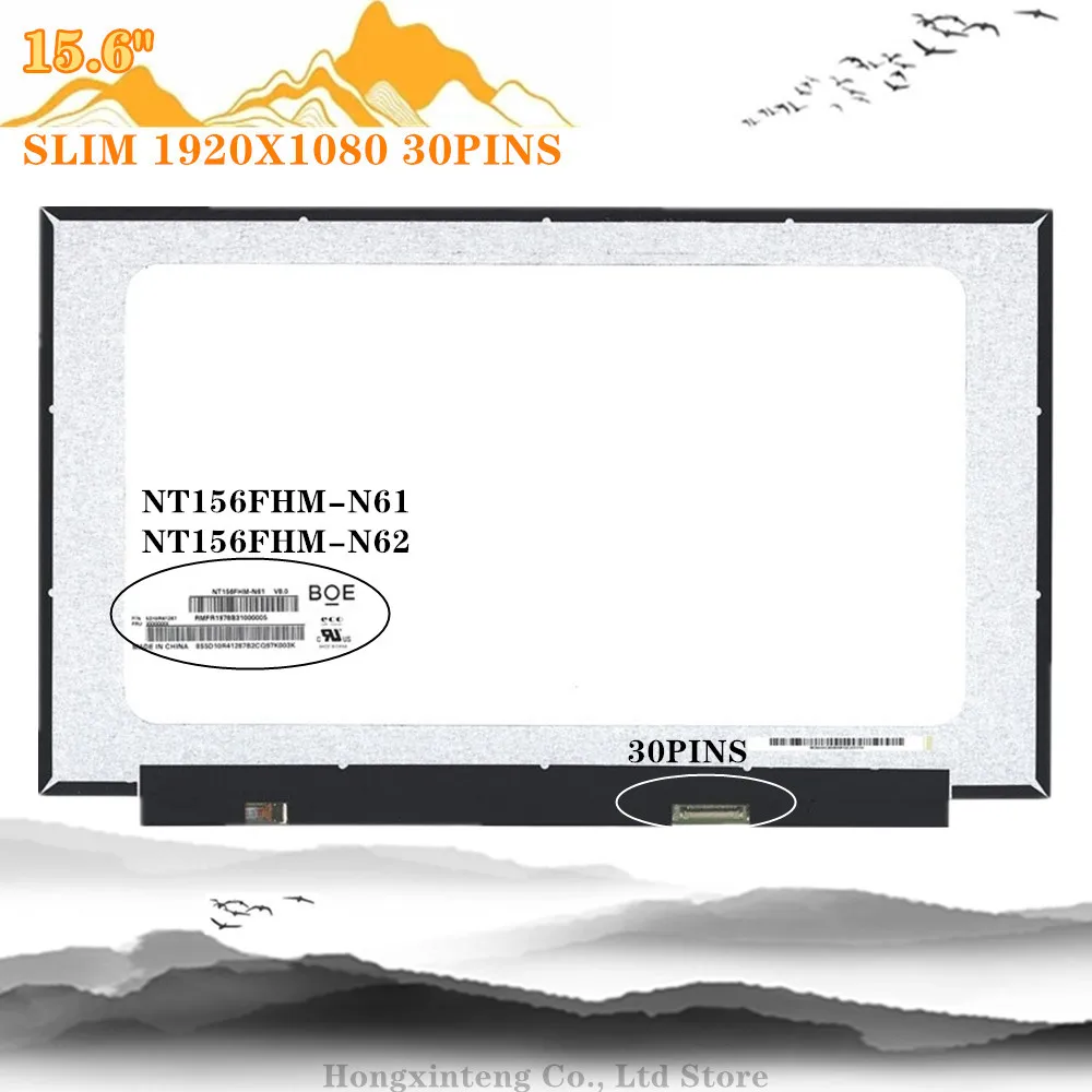 Slim Display Painel Matrix Substituição Nt156fhm-n61 V8.0 Fhd B156htn06.1 N156hga-ea3 Rev c2 1920x1080 - Imagem 3
