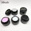 Jillnails Self Leveling Builder Hard Gel for Nails Extension 50g Medium Natural Clear Milky Pink French White Nail 2