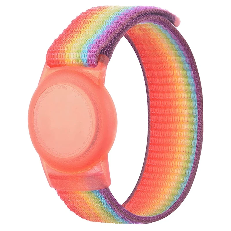 

Kid Wristband Compatible With Apple Airtag, Protective Case For Air Tag GPS Tracker Holder With Nylon Bracelet