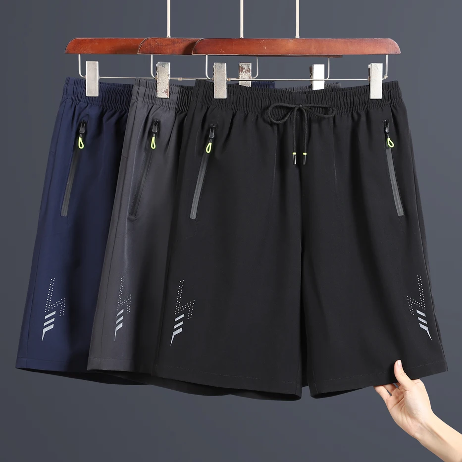 New For 2024 Summer Men'S Beach Quick Dry Running Sports Board Black Shorts Casual Oversize 8XL 7XL Pants Trouers 3