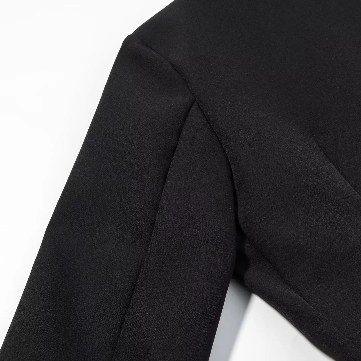 HH Frauen Mode Lange Ärmel Zweireiher Zipper Knospe Taille Rock Weiblichen Frühling Sexy Tiefem V-ausschnitt Solide 2-farbe Mini Kleid – Detail 14