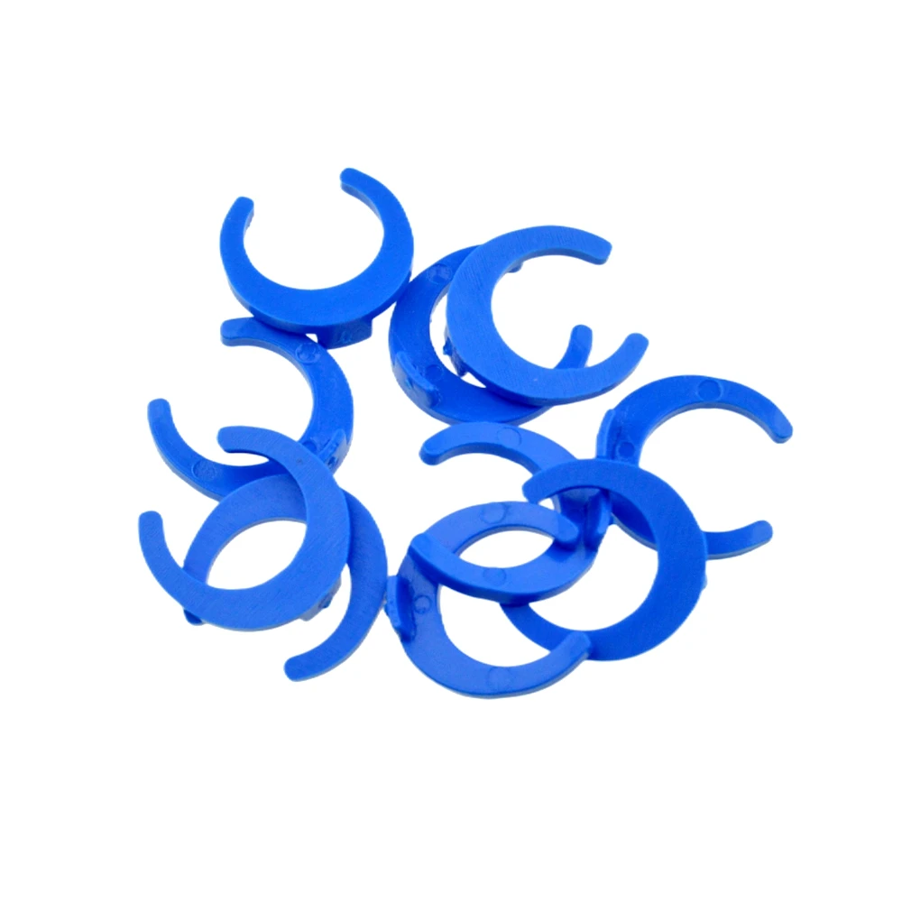 Blue C-Clamp 1/4" 3/8"OD Hose For Water Purifier Quick Connect Fitting Connector Aquarium RO Water Filter Reverse Osmosis System hose pipe fitting pipe fitting water pipe fitting
