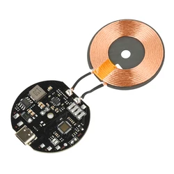High - Power 20W Wireless Charger Transmitter Module with Fast Charging Circuit (Not soldering wires)