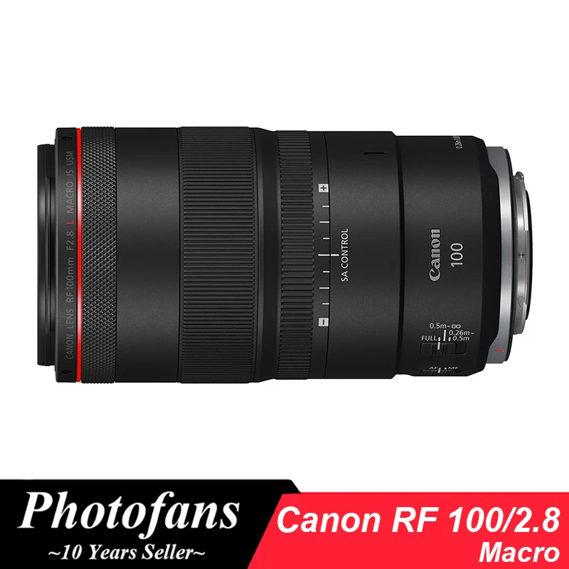 

Canon RF 100mm f/2.8 L Macro IS USM Lens for Canon EOS R R3 R5 R6 R6 Mark II RP