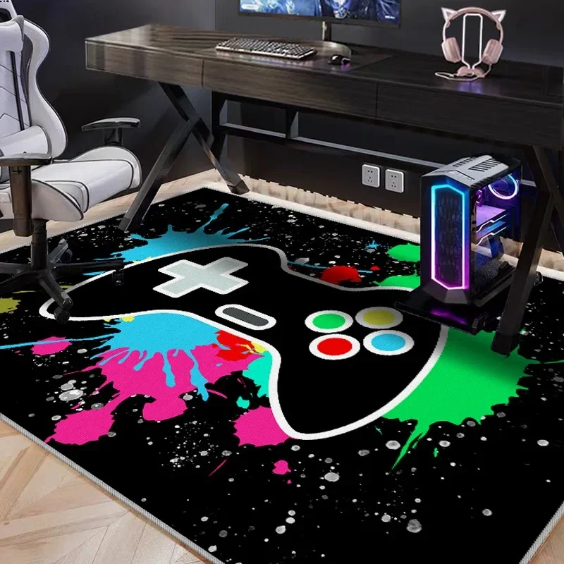 Fashion Esports Room Study Carpet Living Room Sofa Bedroom Bedside Entrance Mat Non-slip Home Decor Boy Girl Child Rug