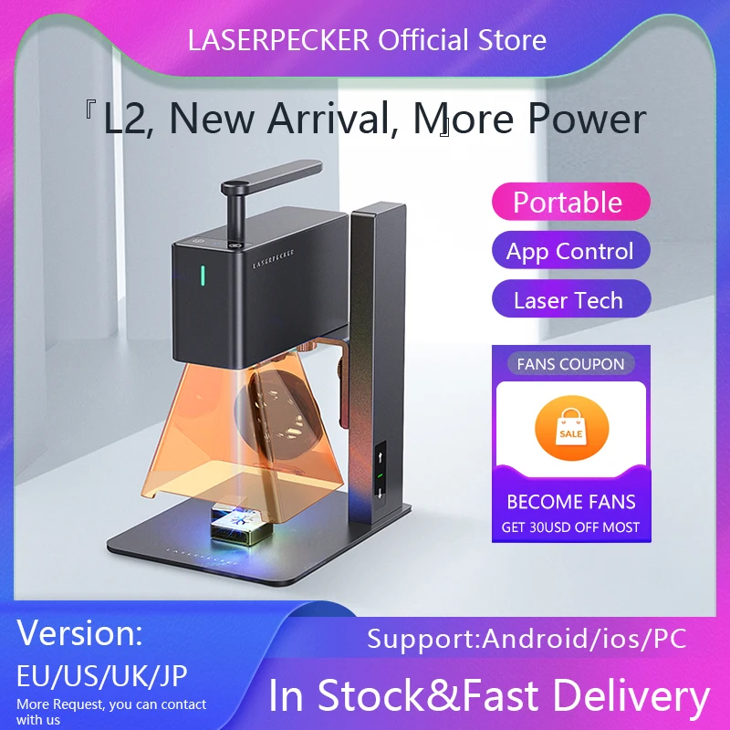 LaserPecker 2 mini laser engraver (final hour) - Geeky Gadgets