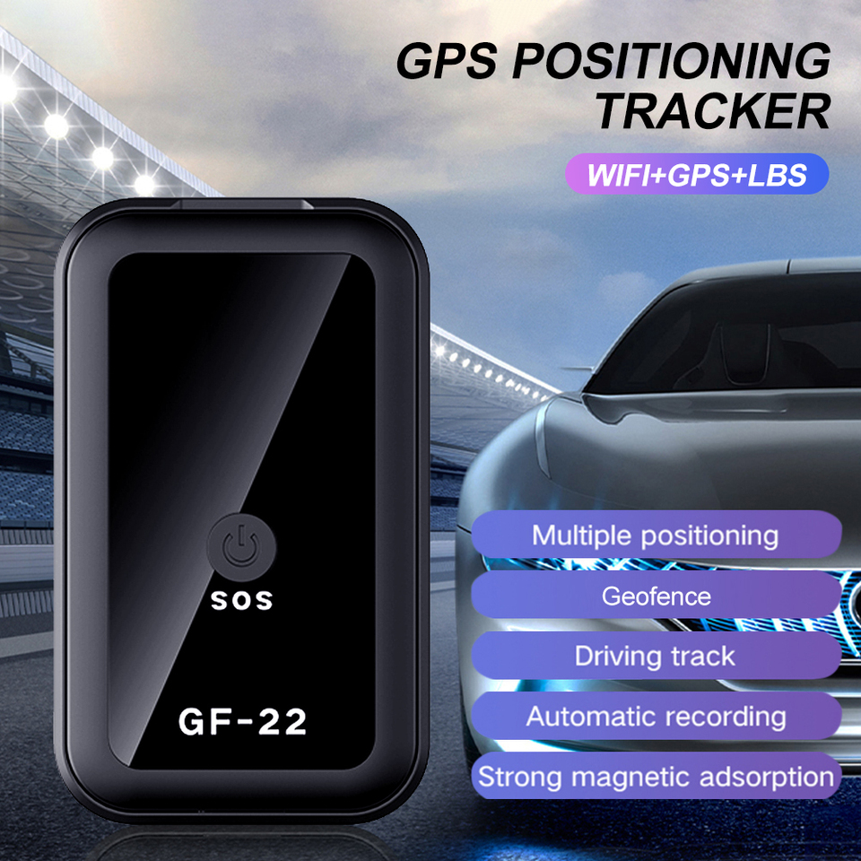 GF22 GPS Tracker Anti-Loss Real-Time Tracking Device Magnetic Anti-Theft Positioner Automatic Alarm GeoFence Route History
