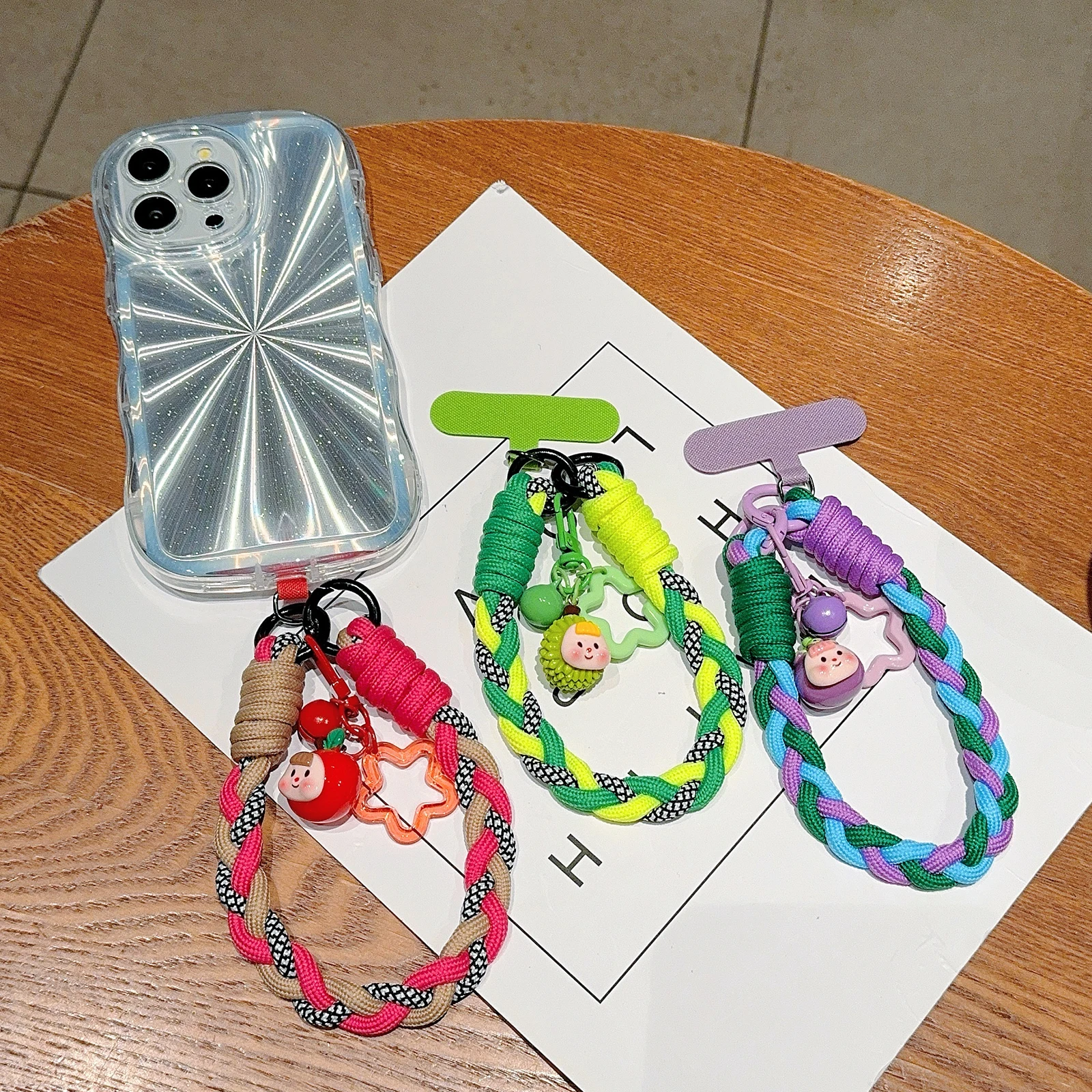 Creative Cartoon Hand-Woven Mobile Phone Lanyard Wrist Strap