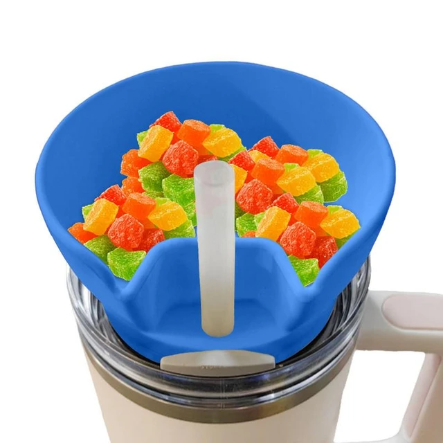 New Snack Bowl 2 In 1 Travel Snack & Drink Cup With Straw Leakproof Snack  And