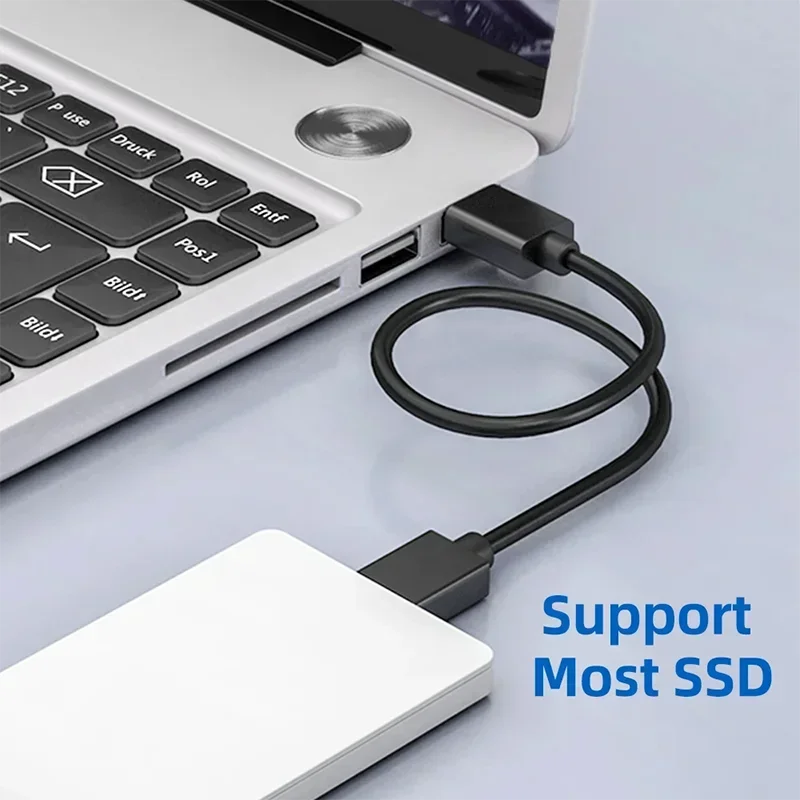 USB 3.0 - 마이크로 B 케이블 하드 디스크 데이터 전송 고속 충전 케이블 (삼성, 도시바, WD, 시게이트 HDD, SSD 마이크로 B 케이블용)