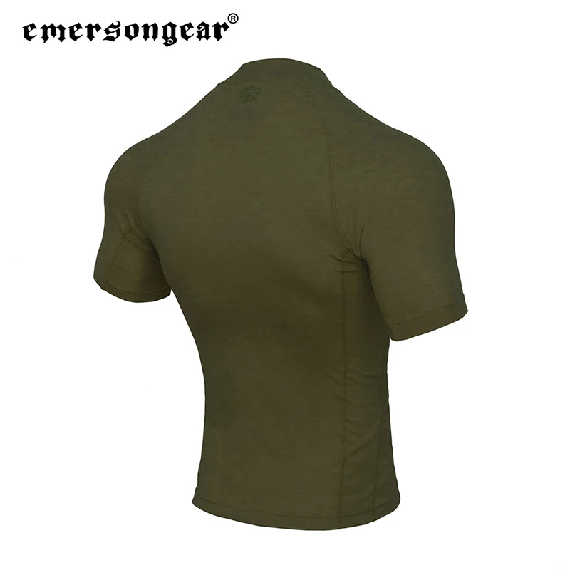 Emersongear Blue Label Tactical Marsh Frog Training Short Sleeve Shirts Outdoor Daily Sports Combat Fitness T-shirt RG Polyester