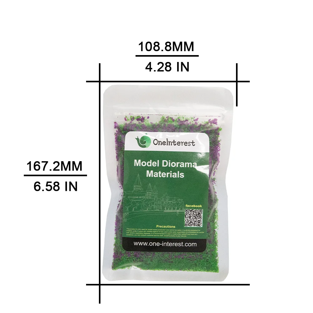 30G Miniature Artificial Model Flower Tree foliage Train Railway Grass Powder Foliage For Model Building 2