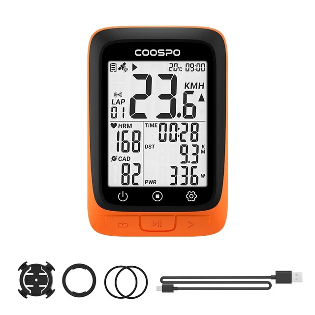COOSPO BC107 Bike Computer GPS Wireless Bicycle Odometer Speedometer 2
