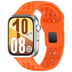 Bracciale in silicone traspirante per orologio sportivo accessori cinturino
