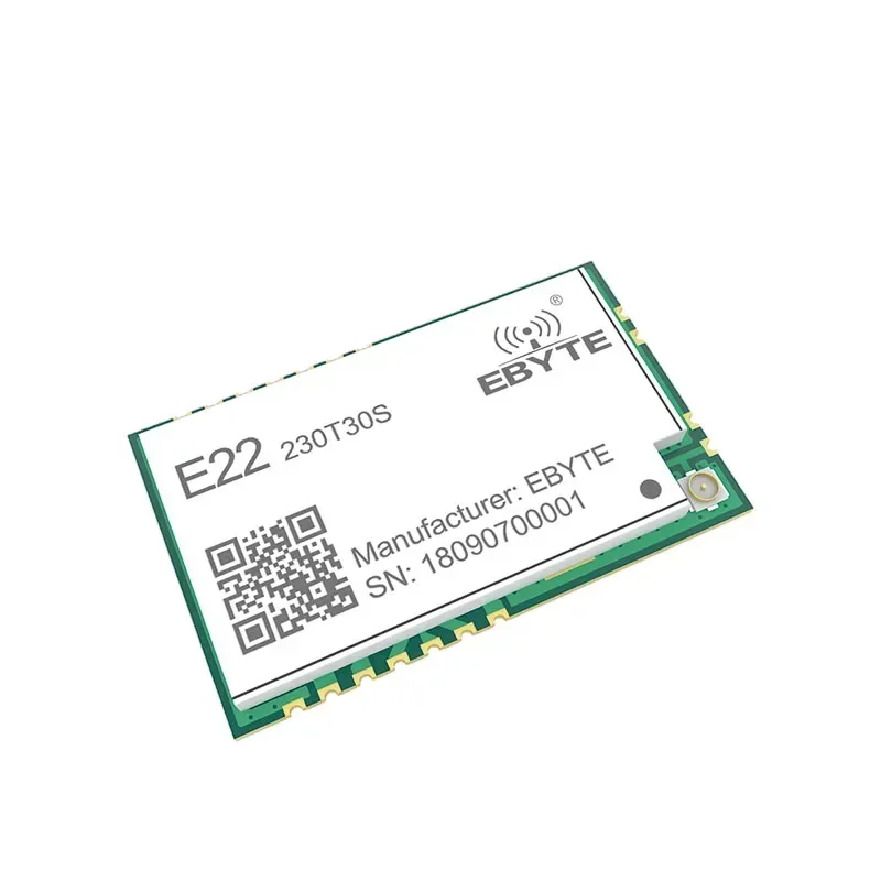 COJXU E22-230T30S LoRa 모듈, UART ISM 밴드 모듈, 무선 트랜시버 송신기, 리시버 SMD, 230Mhz, 30dBm, 10km
