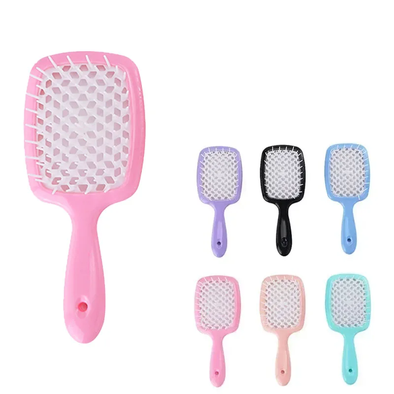 Head Massage Hollow Comb Honeycomb Comb Wet And Dry Fluffy Styling Rib Anti-Hair Loss Scalp Massage Air Cushion