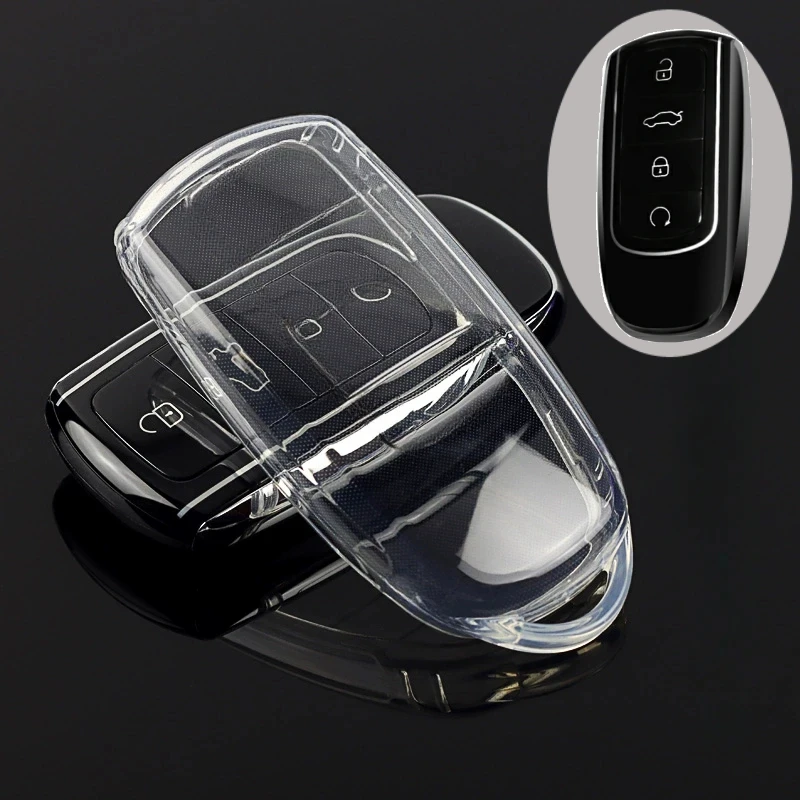 Car Key Cover,Soft Tpu Remote Key Fob Holder Case,Car Key Shell Protector,Car Remote Keys Accessories,Compatible With Chery Omoda 5 Compatible With - View #8