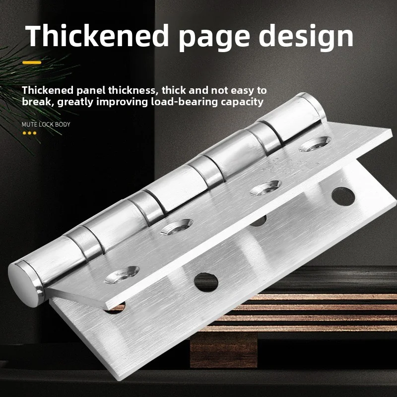 บานพับเงียบสำหรับประตูตู้หน้าต่างสแตนเลสแบริ่งเรียบเงียบ 1