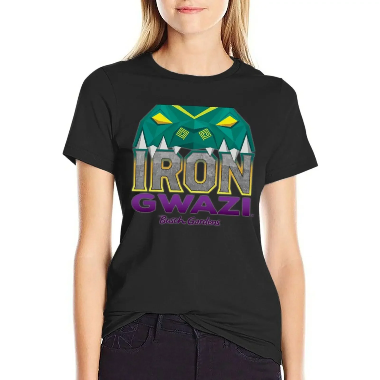 

Iron Gwazi Busch Gardens Tampa Essential T-Shirt Blouse funny cute t-shirts for Women