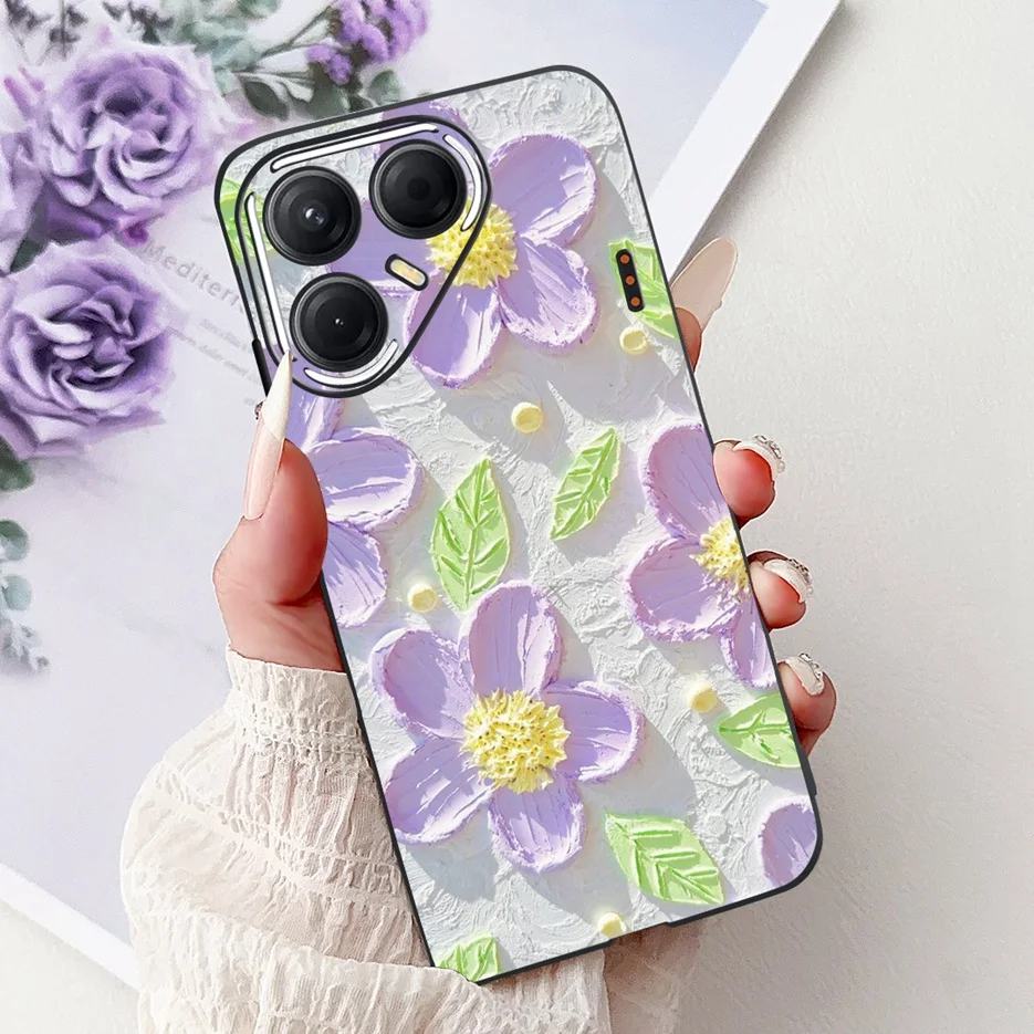 Stylish Painted Soft Silicone Phone Case Cover