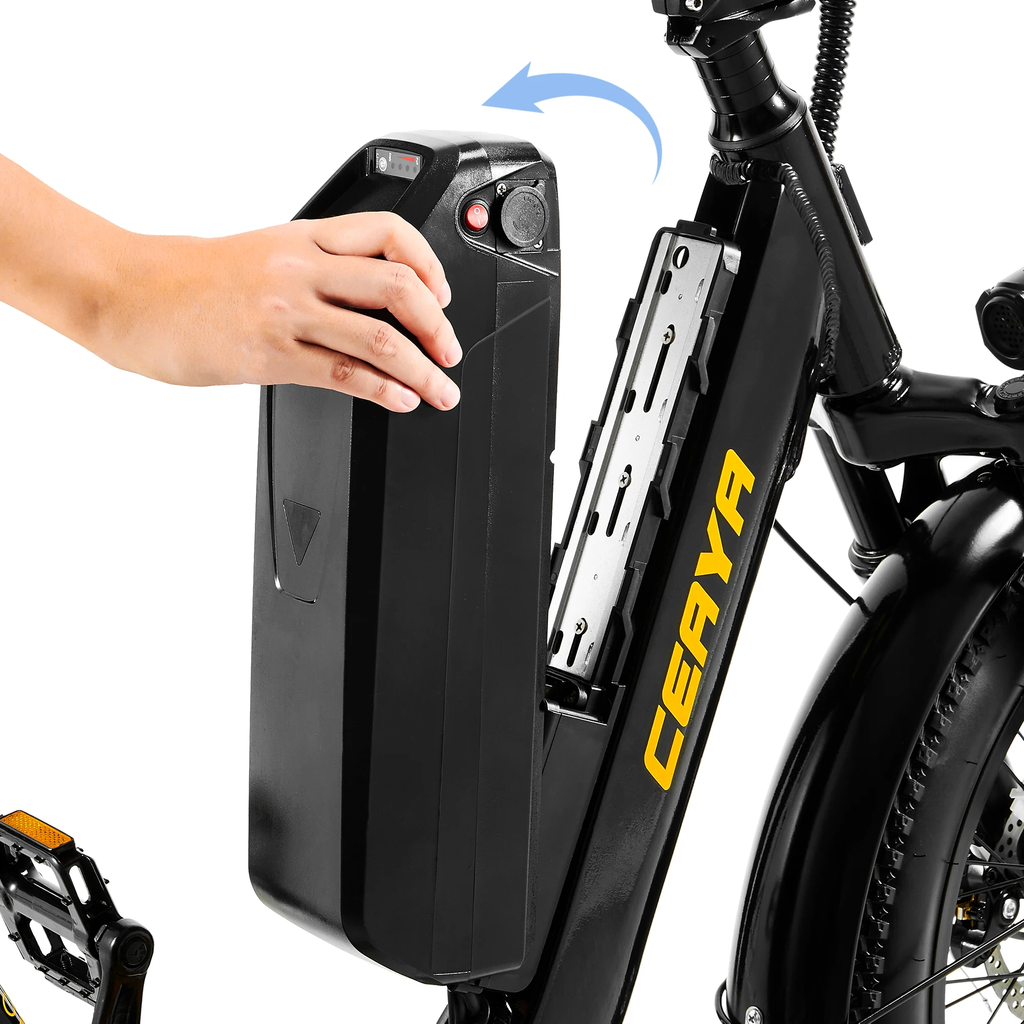 Adult City Commuter Mountain Electric Bike All Terrain 48V750W15AH 7-speed bike 20 * 3 tire YDD-R8SE