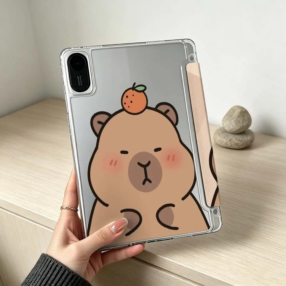 Cartoon Capybara Soft Tablet Case