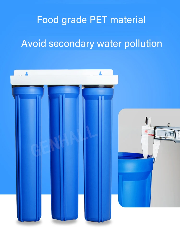 Description Picture 5 of itemBlue bottle filter 20-inch front filter commercial household whole house large flow direct drinking accessories