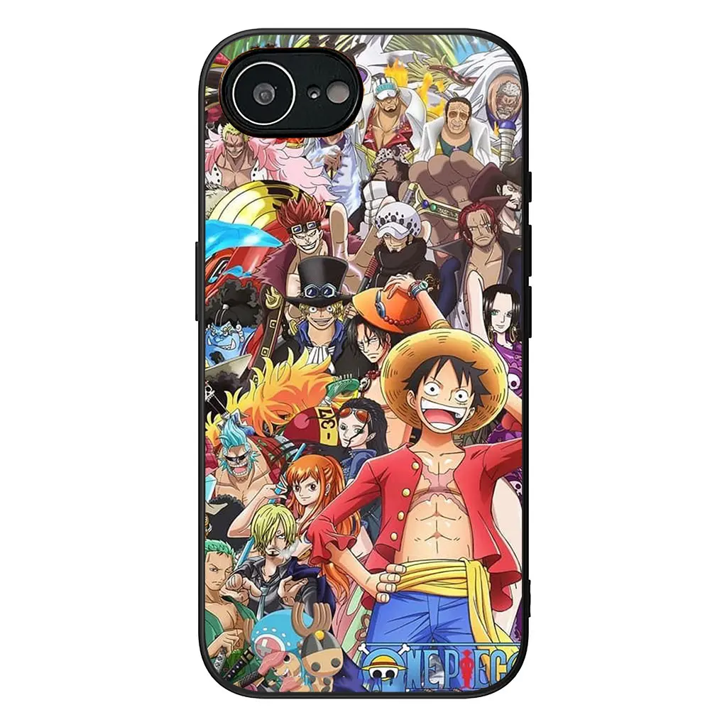 Cover One Pieces Trafalgar D Water Law Luffy for Apple iPhone 17 16 Plus 13 12 Pro Max Mini X XR ProMax 16E 15+ 16Plus Air Case