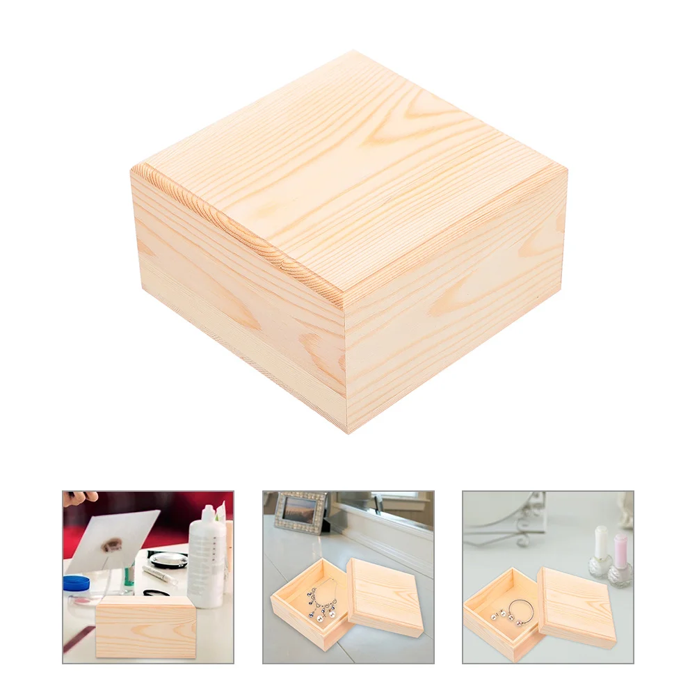 

Wooden Case Toy Holder Organize Container Jewelry Cases Sundries Organizer Storage