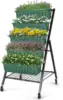 Vertical Raised Garden Bed Planter Box5 Tiers Vertical Garden Planter with Drainage System&4 Hooks for Plants Vegetables Flowers 1