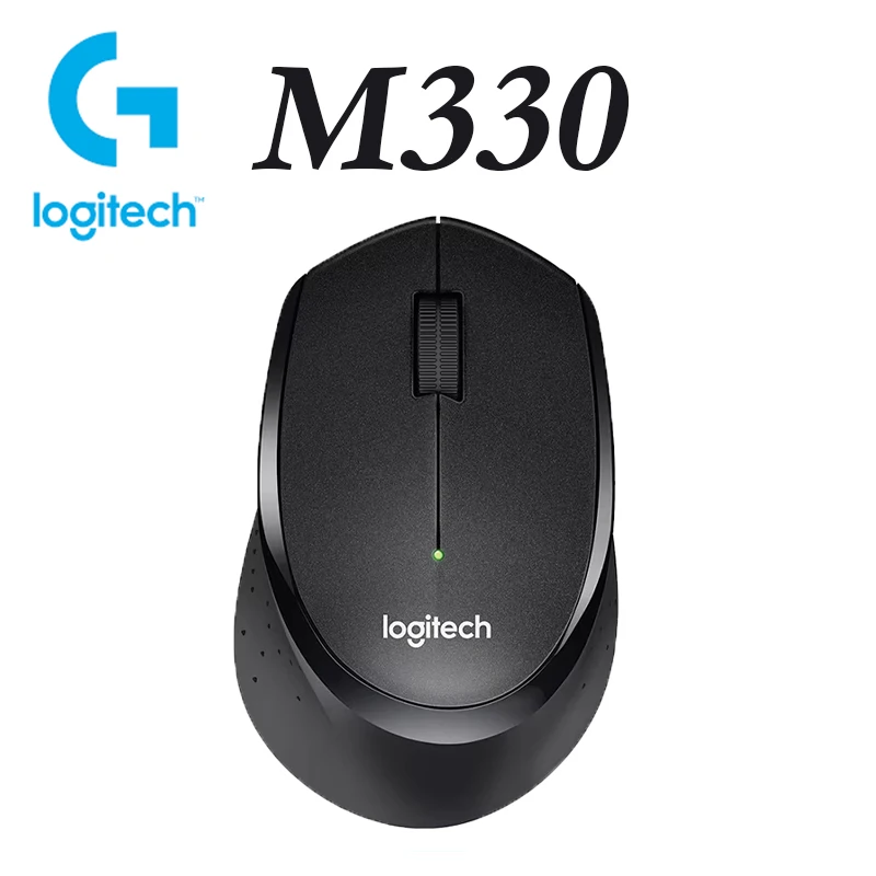 로지텍 M280 무선 마우스 노트북 데스크탑 컴퓨터 사무실 가정용 게임용 절전형 휴대용 M330 라이트 사운드 무선 마우스