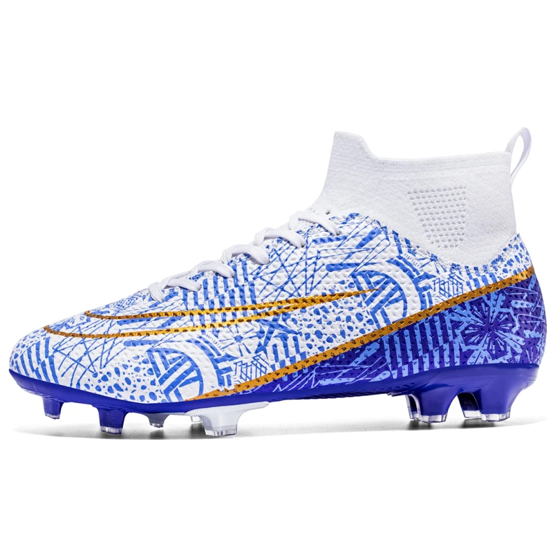 New Men Football Shoes TF/FG Professional Football Field Boots 2