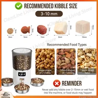 Automatic Pet Feeder with WiFi Remote Control 6L Large Capacity Smart Cat Dog Feeder Triple Bowl Desktop Pet Food Dispenser 5