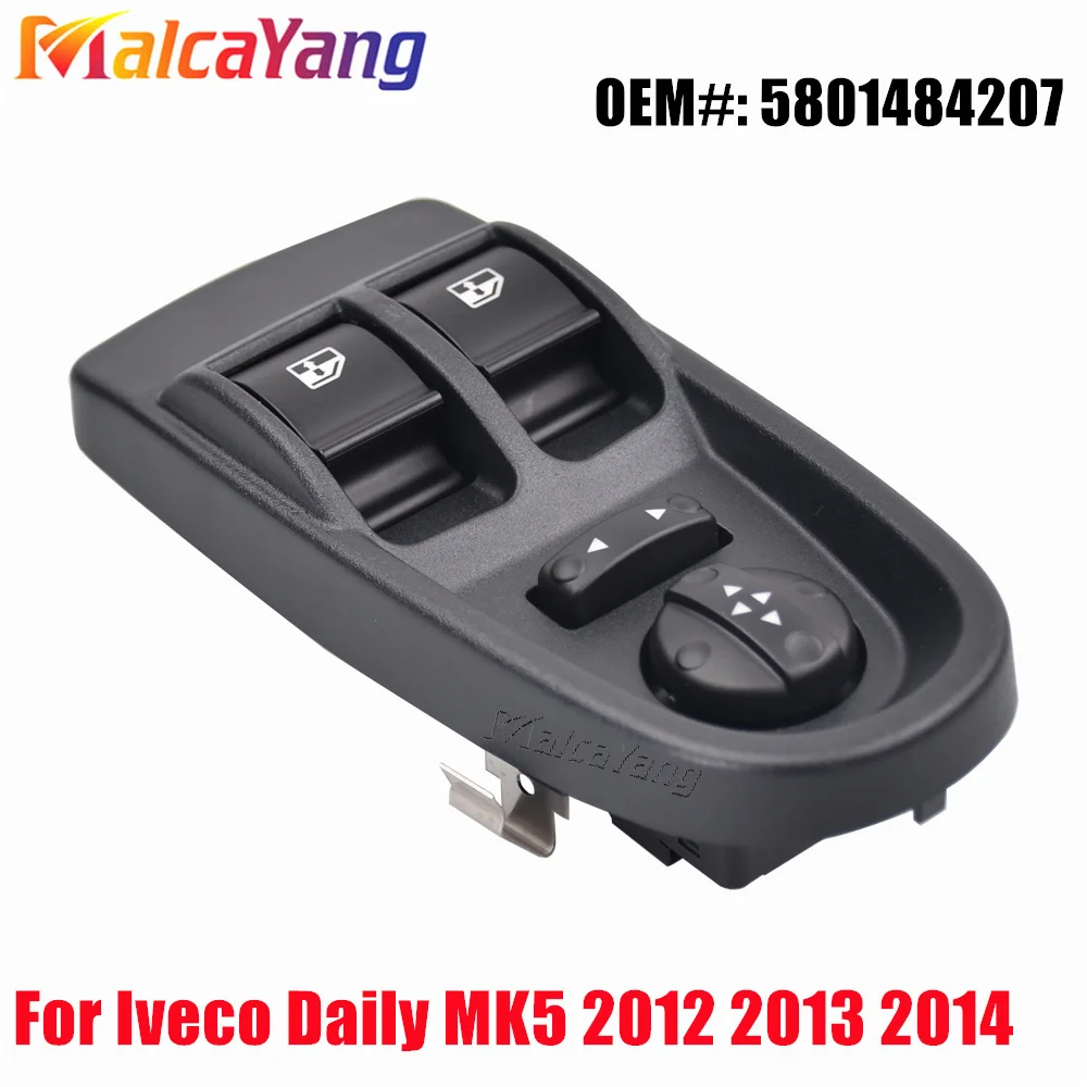 New Electric Power Master Window Control Switch Regulator Button Console For Iveco Daily Mk5 2012 2013 2014