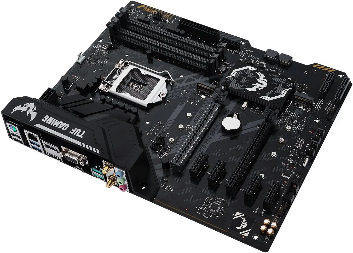 Asus-tuf H370-PROゲーミングwifiマザーボード,lga 1151 ddr4,64gb 