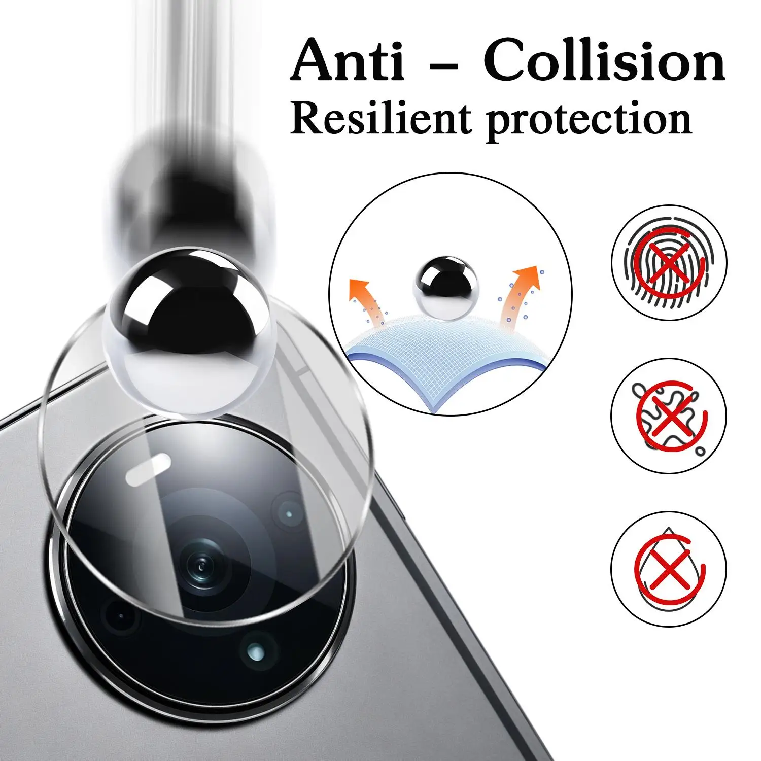 Ultra Clear Tablet Back Camera Tempered Glass Protector - Rear Lens Protective Film
