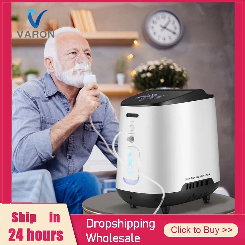 VARON 家庭用 酸素発生器 VARON 1-7L/分酸素濃縮機発生器ポータブル酸素製造機バッテリー