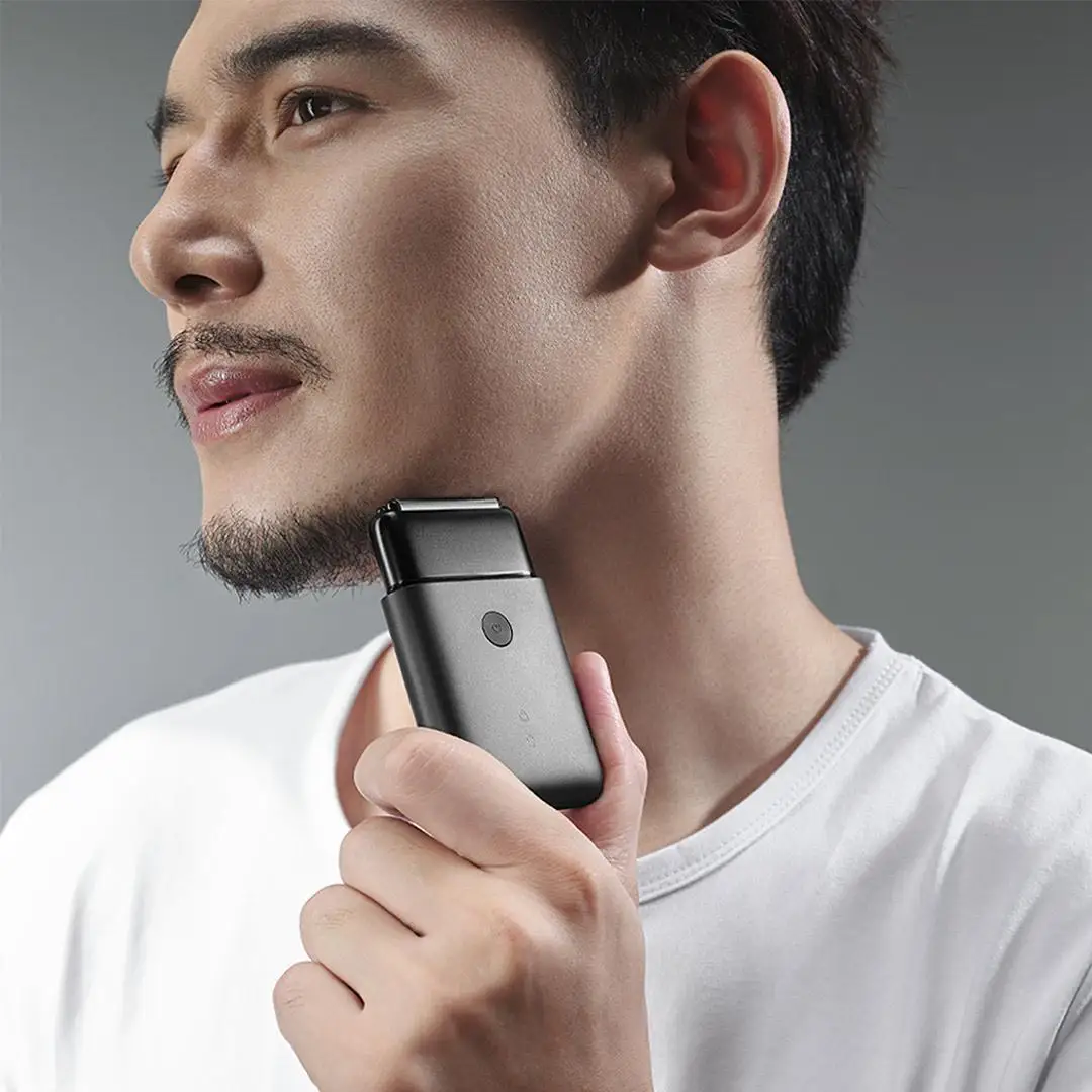 2024 New Xiaomi Mijia Portable Electric Shaver Reciprocating Double Cutter Head Wet & Dry Men Beard Trimmer Rechargeable Razor 2