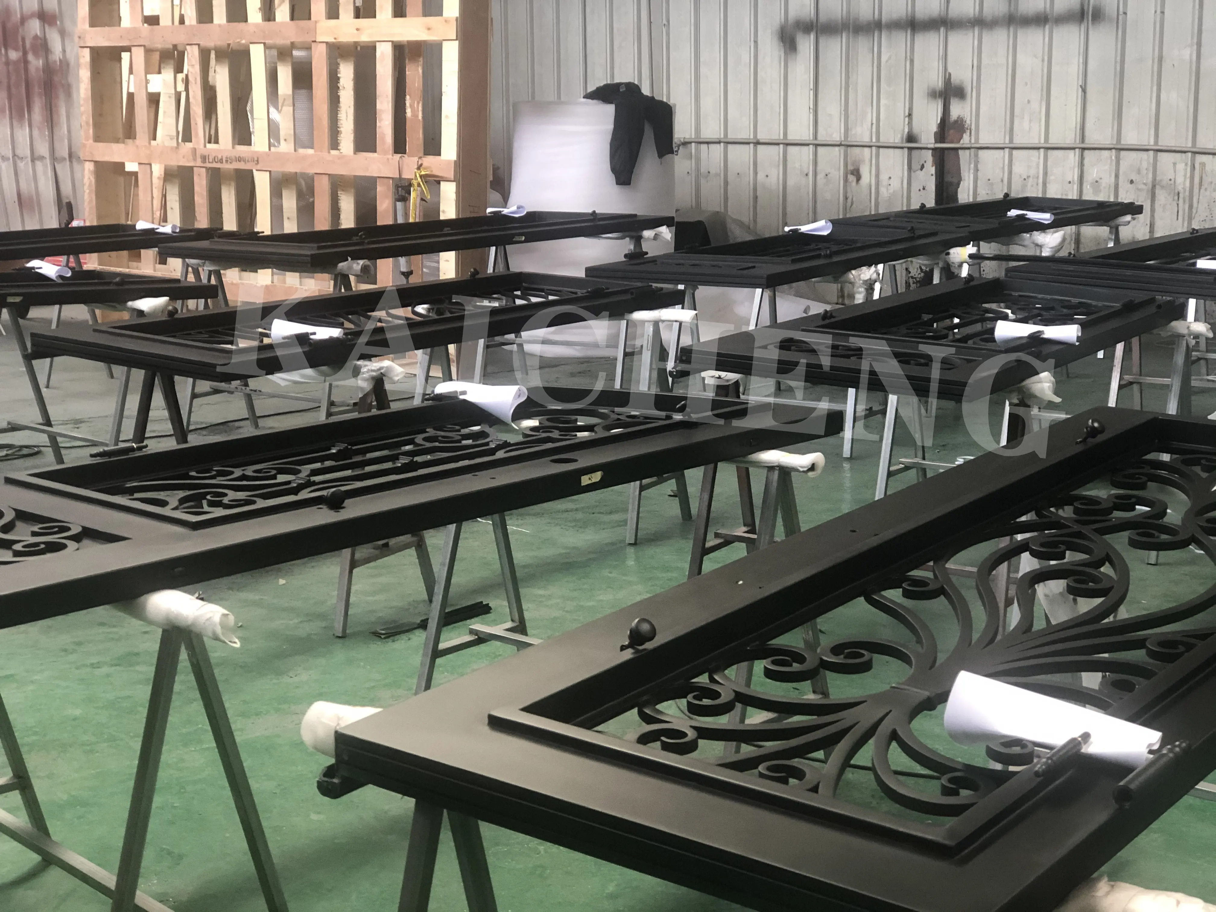 Custom Or Standard Wrought Iron Gate Parts Iron Sliding Gate Wrought Iron Gate 5