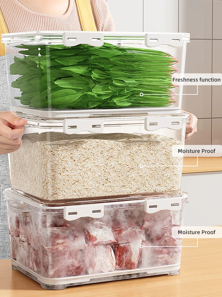 Contenitori per Organizer per frigorifero contenitori per congelatore per  frigorifero contenitori per frutta e verdura per uso alimentare - AliExpress