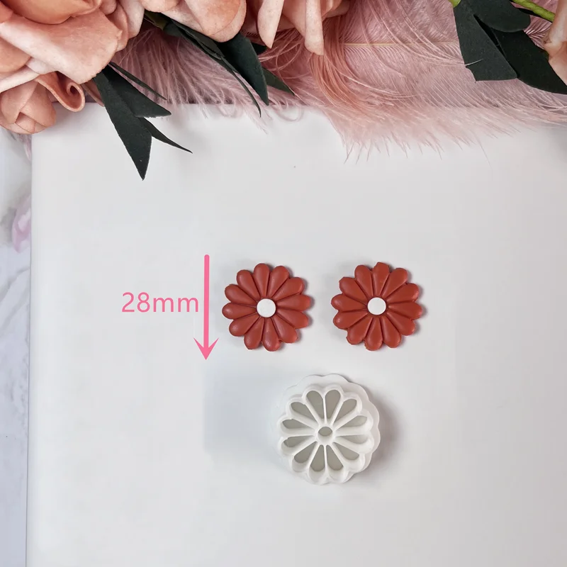 Description Picture 6 of itemSpring Hollow Flower Pattern Soft Pottery Cutters Geometric Polymer Clay Molds DIY Ceramic Earrings Jewelry Pendants Hand Tools