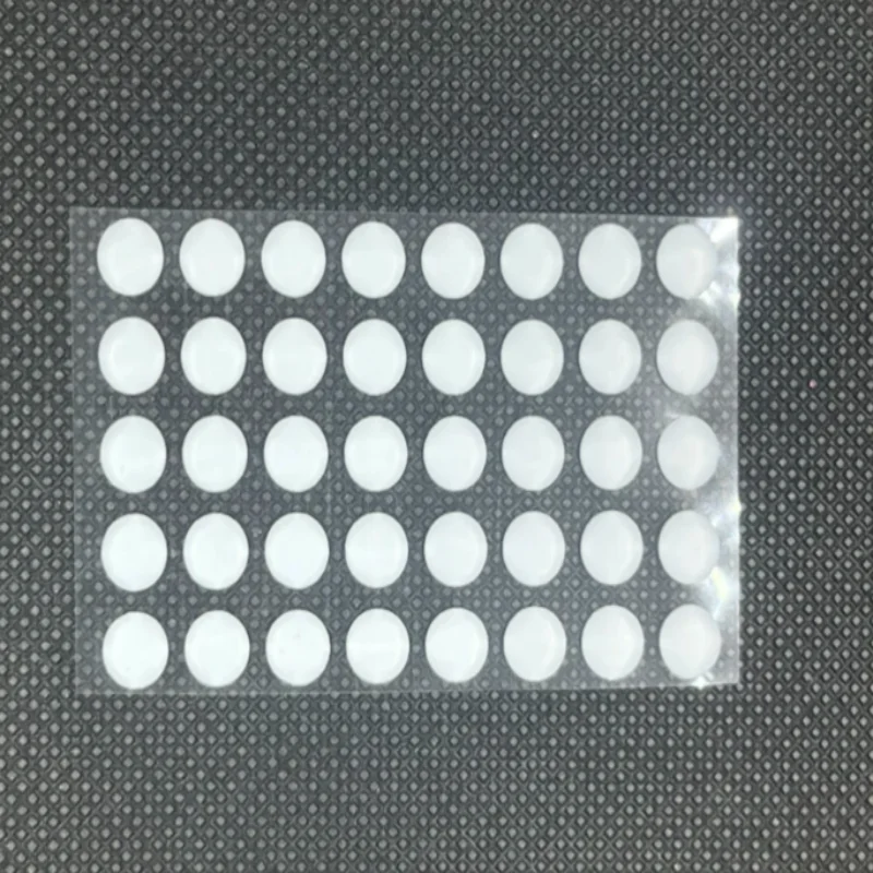 40개입 6.5mm 지름 0.8mm 두께 작은 점형 유니버설 마우스 스키트, 로지텍 고무 마우스 풋 글라이드 풋 스티커