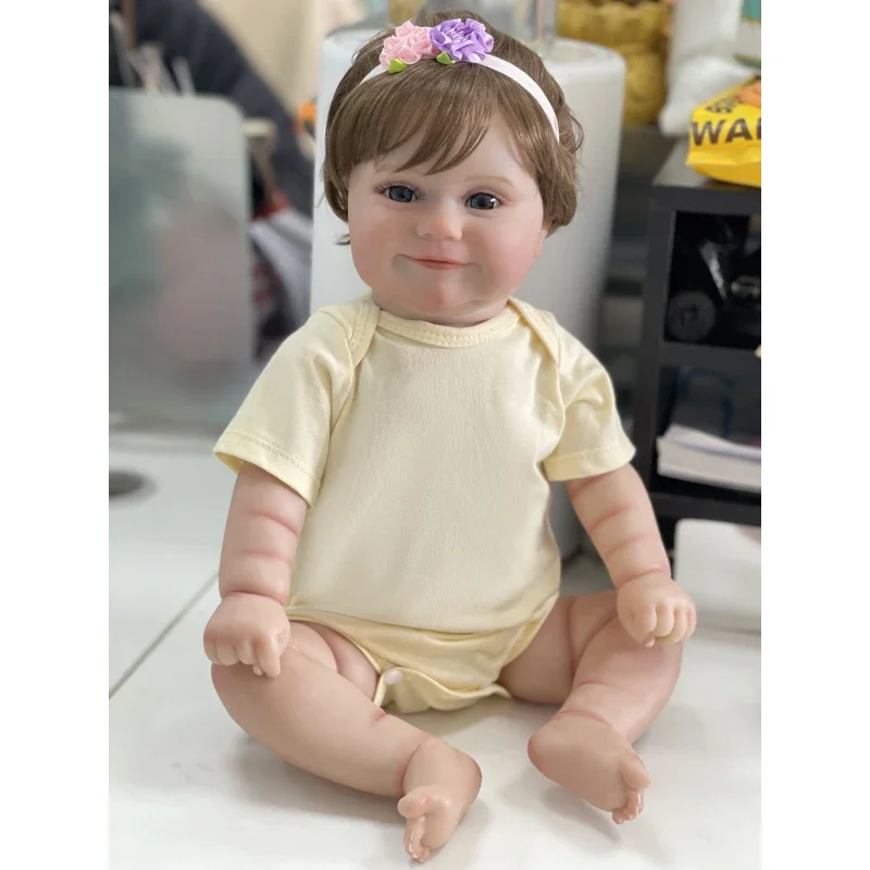 

48cm Already Painted Full Body Silicone Bebe Reborn Dolls Maddie Real Life Baby Dolls Waterproof Doll Toys Gifts for Children